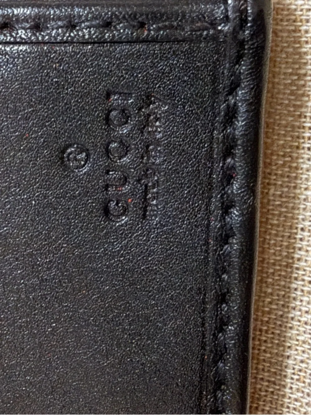 Gucci Dark Brown Embossed GG Leather Long Wallet with Gold Double G - Picture 9 of 10